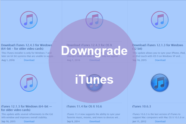 Download old version of itunes for mac